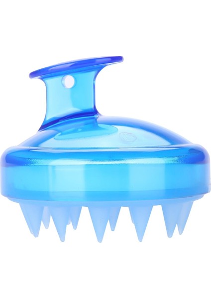 Mavi Stil Şampuan Fırçası Silikon Masaj Süngeri Banyo Fırçaları Yıkama Duş Saç Tarak Baş Meridyen El Masaj Aleti (Yurt Dışından)