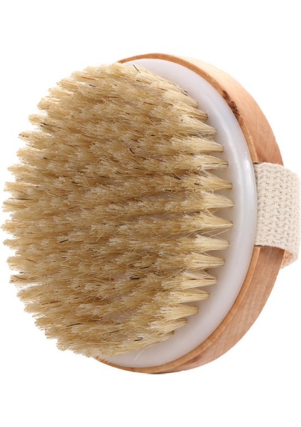 B Tipi Stili Tahta Banyo Fırçası Spa Soyulma Vücut Fırçası (Yurt Dışından)