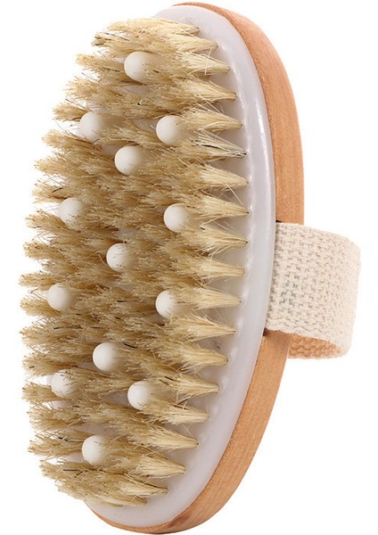 B Tipi Stili Tahta Banyo Fırçası Spa Soyulma Vücut Fırçası (Yurt Dışından) fırsatları