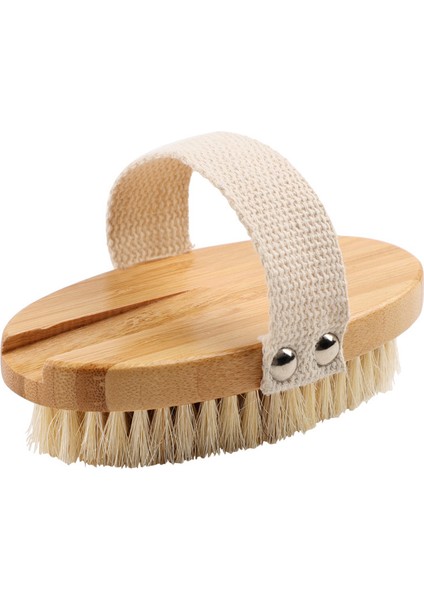 Yüksek Li Stil Doğal Kıl Fırça Kuru Cilt Vücut Yumuşak Spa Fırça Ahşap Masaj Banyo Fırçası Kadın Cilt Bakımı Spa Peeling Vücut Fırçası (Yurt Dışından)