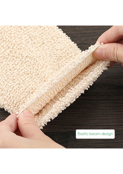 Beyaz Stil Peeling Eldiveni Duş Vücut Fırçası Parmak Banyo Havlusu Peeling Eldiveni Vücut Scrub Eldiveni Banyo Spa Köpük Duş Bez (Yurt Dışından) fırsatları