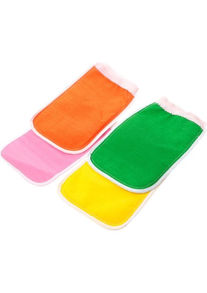 Rastgele Renk Stili T84E Peeling Yıkama Duş Banyo Eldiveni Sırt Fırçası Vücut Masajı Ovmalık Havlu (Yurt Dışından)