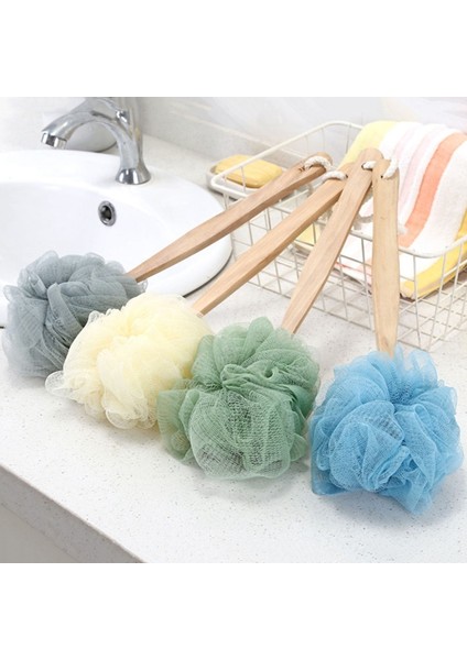 Gy Tarzı Ev Banyo Yeni Uzun Sap Asılı Yumuşak File Arka Vücut Banyo Duş Fırçası Sünger Duş Aracı (Yurt Dışından) indirimleri