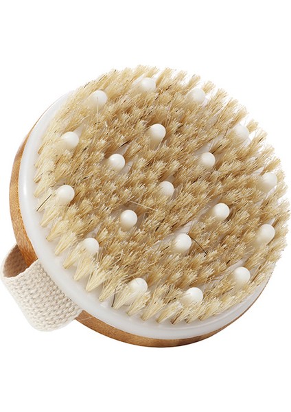 B1 Stili Yazın Tahta Banyo Fırçası Spa Soyulma Vücut Fırçası (Yurt Dışından)