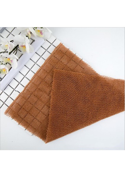 Kahve Stili Afrika Fileli Banyo Süngeri Afrika Soyucu Uzun Vücut Fırçası Sık Dokulu Güzellik Cilt Pürüzsüzleştirici Kule Banyo Bez Gözenekli Esnek (Yurt Dışından)