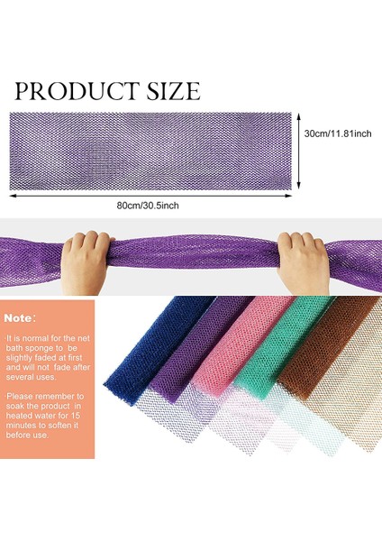 Kahve Stili Afrika Fileli Banyo Süngeri Afrika Soyucu Uzun Vücut Fırçası Sık Dokulu Güzellik Cilt Pürüzsüzleştirici Kule Banyo Bez Gözenekli Esnek (Yurt Dışından) modelleri