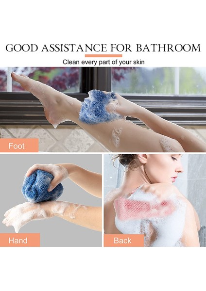 Kahve Stili Afrika Fileli Banyo Süngeri Afrika Soyucu Uzun Vücut Fırçası Sık Dokulu Güzellik Cilt Pürüzsüzleştirici Kule Banyo Bez Gözenekli Esnek (Yurt Dışından) indirimleri