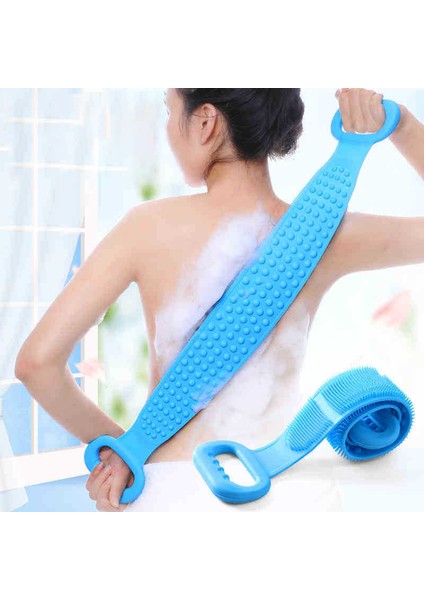 Mor Tarzı Uzun Duş Havlu Ovalama Sırt Çamur Soyulma Banyo Fırçası Masaj Havluları Silikon Banyo Cilt Temizleme Fırçaları (Yurt Dışından) fiyatları