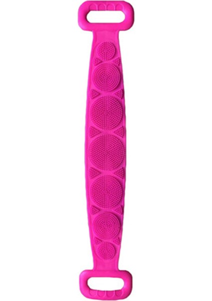 Pembe 70CM Tarzı Silikon Sırt Fırçası Yumuşak Lofah Banyo Havlusu Banyo Kemer Vücut Peeling Masajı Duş Için Vücut Temizliği Banyo Duş Askısı (Yurt Dışından)