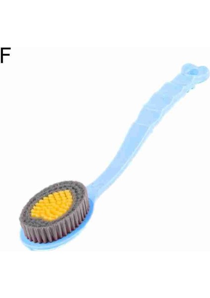 F Stili Uzun Saplı Banyo Fırçası Arka Peeling Masaj Yumuşatıcı Vücut Cilt Temizleme Fırçaları Banyo Duş Arka Spa Ovma Aracı (Yurt Dışından)