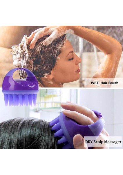 Silikon Saç Tarak El Banyo Fırçası Peeling Vücut Yıkama Spa Masajı Kafa Masajı Baş Meridyen Banyo Arındırıcı (Yurt Dışından) fiyatları