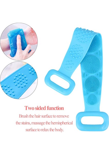 Yeşil Stil Silikon Vücut Banyo Bandı Peeling Havlu Duş Fırçası Banyo Temizlik Bandı Takımı (Yurt Dışından) indirimleri