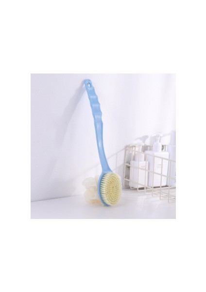 Bu Tarzı Yeni Uzun Saplı Plastik Banyo Duş Sırt Fırçası Sünger Cilt Temizleme Fırçaları Vücut Banyo Aksesuarları Temizlik Aracı (Yurt Dışından)