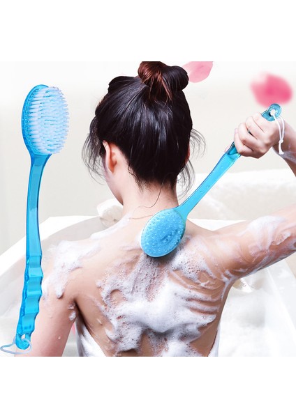 Bu Tarzı Yeni Uzun Saplı Plastik Banyo Duş Sırt Fırçası Sünger Cilt Temizleme Fırçaları Vücut Banyo Aksesuarları Temizlik Aracı (Yurt Dışından) fiyatları