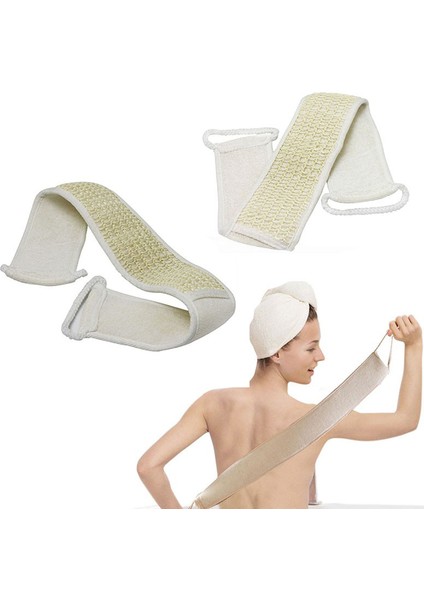 1 Adet Tarzı Doğal Lofah Sırt Kayışı Banyo Fırçası Spa Masaj Süngeri Banyo Kemeri Vücut Temizliği Için Peeling Fırçası (Yurt Dışından) fırsatları
