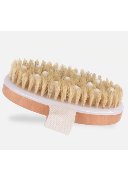 1 Adet Tarzı Kuru Cilt Vücut Fırçası Peeling Banyo Fırçası Sırt Fırçası Orta Sertlik Vücut Peelingi Cilt Banyo Fırçası (Yurt Dışından)