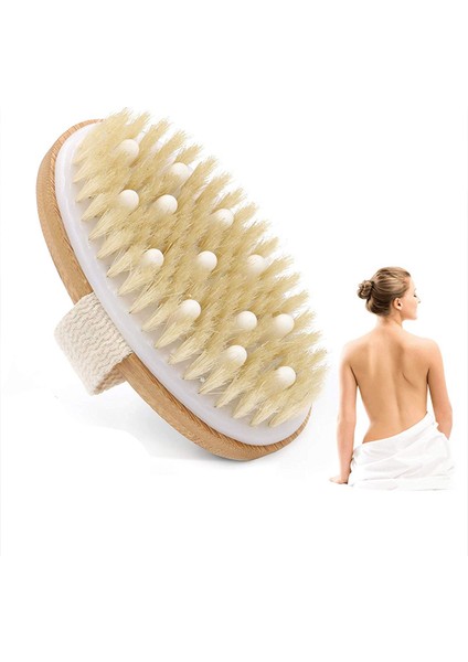 1 Adet Tarzı Kuru Cilt Vücut Fırçası Peeling Banyo Fırçası Sırt Fırçası Orta Sertlik Vücut Peelingi Cilt Banyo Fırçası (Yurt Dışından) fiyatları