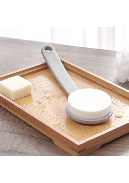 Bir Stil Ağrısız Banyo Süngeri Duş Deterjanı Losyon Aplikatör Süngeri Banyo Sırt Fırçası Uzun Sap Vücut Yıkama Cilt Fırçası Vücut Temizleyici U3 (Yurt Dışından)