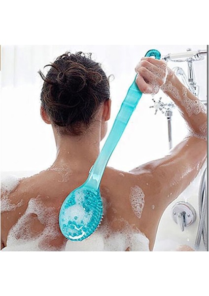 No.2 Tarzı Uzun Sap Banyo Fırçası Cilt Masaj Fırçası - Sırt Temizleme Fırçası - Banyo Aksesuarları (Yurt Dışından) fırsatları
