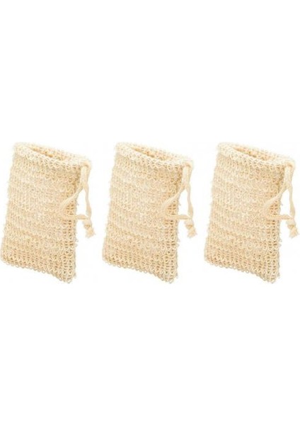 Krem Renkli Stil Pamuk Keten Sabun Soyulabilir Torba Cilt Dostu Tazeleyici Cilt Banyo Aksesuarı Vücut Sünger Doğal Lüfa Poşet Için Ev (Yurt Dışından)