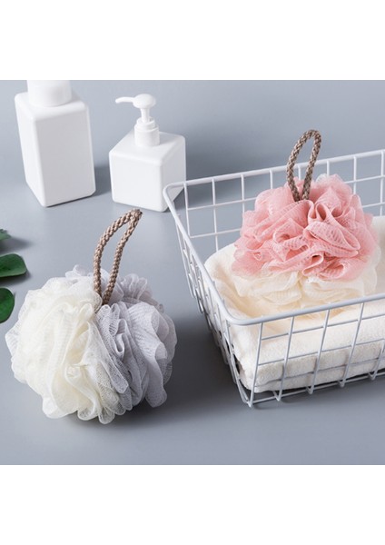 5 Adet Gri Stil Güçlü Mesh Köpük Sünger Banyo Köpük Topu Vücut Cildi Temizleyici Duş Temizleyici (Yurt Dışından)