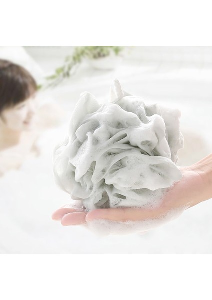 5 Adet Gri Stil Güçlü Mesh Köpük Sünger Banyo Köpük Topu Vücut Cildi Temizleyici Duş Temizleyici (Yurt Dışından) modelleri