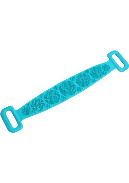 Yeşil Stil Silikon Sırt Fırçası Yumuşak Lifli Banyo Havlusu Banyo Kemeri Vücut Peeling Duş Vücut Temizliği Banyo Masaj Fırçası (Yurt Dışından)