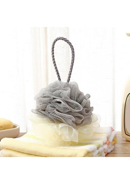 Gri Tarzı Duş Topları Vücut Peeling Aracı Kabarcıklı Duş Banyo Süngeri Banyo Topu Yumuşak Vücut Kolay Temizlenir (Yurt Dışından)
