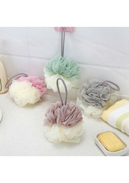 Gri Tarzı Duş Topları Vücut Peeling Aracı Kabarcıklı Duş Banyo Süngeri Banyo Topu Yumuşak Vücut Kolay Temizlenir (Yurt Dışından) fiyatları