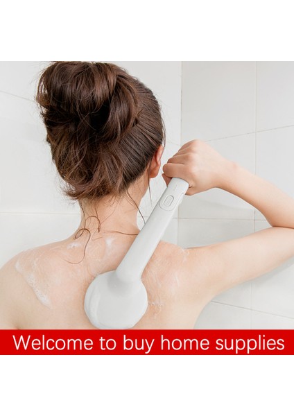 Pembe Tarzı Uzun Saplı Banyo Fırçası Arka Duş Jeli Sünger Banyo Fırçası Katlanabilir Banyo Fırçası Soyucu Vücut Masaj Aleti Banyo Fırçası - (Yurt Dışından)