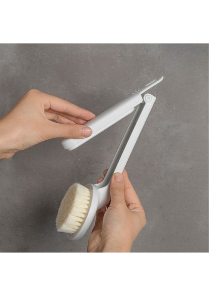 Pembe Tarzı Uzun Saplı Banyo Fırçası Arka Duş Jeli Sünger Banyo Fırçası Katlanabilir Banyo Fırçası Soyucu Vücut Masaj Aleti Banyo Fırçası - (Yurt Dışından)