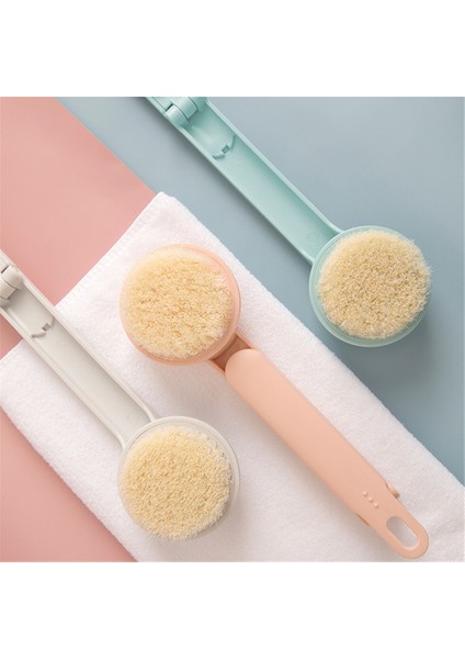 Pembe Tarzı Uzun Saplı Banyo Fırçası Arka Duş Jeli Sünger Banyo Fırçası Katlanabilir Banyo Fırçası Soyucu Vücut Masaj Aleti Banyo Fırçası - (Yurt Dışından)