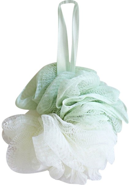 Yeşil Stil Lüfah Vücut Temizleme Topu Yumuşak Duş Çiçeği Ağ Köpük Sünger Köpük Topu Cilt Temizleme Aracı Banyo Aksesuarları Banyo Topu (Yurt Dışından)