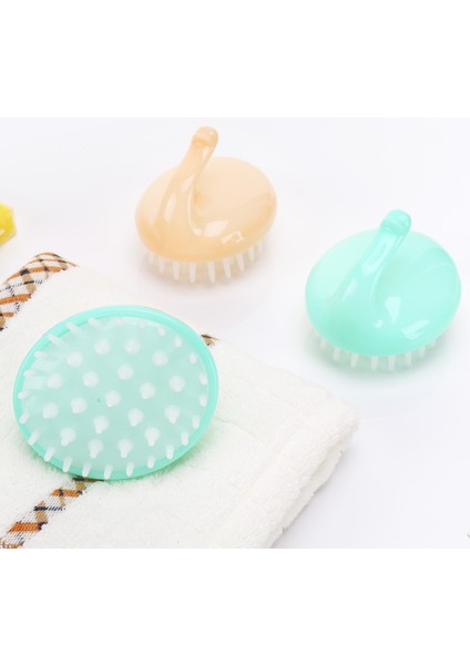 Pembe Tarzı Silikon Saplı Baş Saç Vücut Temizleme Fırçası Masaj Kafa Derisi Sünger Konjac Duş Banyo Spa Şampuan Yıkama Fırçası (Yurt Dışından) modelleri