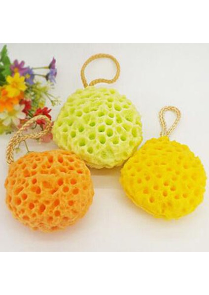Turuncu Tarzı 1 Adet Yumuşak Banyo Duş Süngeri Vücut Temizleme Süngeri Vücut Banyo Duş Spa Peeling Yüz Yıkama Temizleme Sünger Scrubber (Yurt Dışından) fiyatları