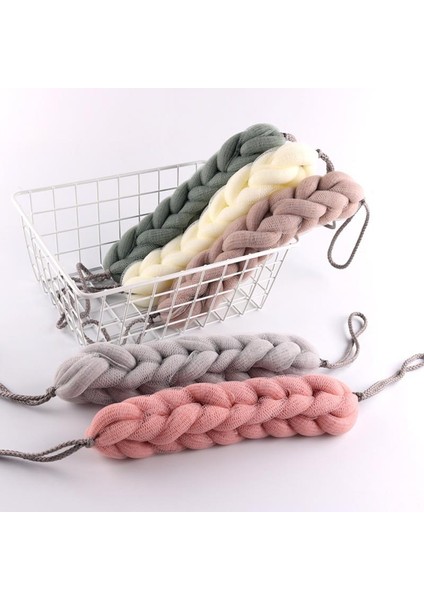 Siyahımsı Yeşil Stil Mesh Banyo Köpüren Sırt Masaj Aparatı Cilt Temizleyici Vücut Peeling Sabit Renk Uzun Sünger Evrensel Banyo Aksesuarları Yıkama Aracı (Yurt Dışından)