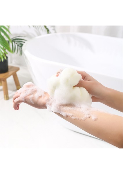 Pembe Tarzı Kötü Blase Topu Soyucu Yumuşak Duş Sünger Vücut Cilt Temizleyici Temizleme Aracı Banyo Aksesuarı Yeni (Yurt Dışından)