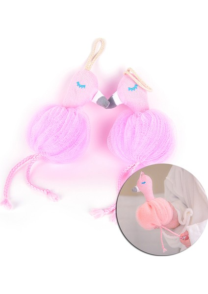 Pembe Tarzı Yumuşak Duş Köpük Sünger Banyo Köpük Topu Cilt Temizleyici - Ev Ihtiyaçları (Yurt Dışından) modelleri