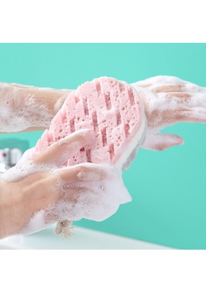 Rastgele Stil Banyo Sünger Fırça Duş Cilt Temiz Masaj Yumuşak Spa Köpük Ölü Cilt Temizleyici Nemlendirici Scrubber Çocuklar Yetişkinler Için Halat Tutucu (Yurt Dışından) modelleri