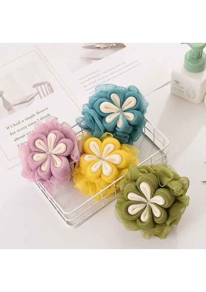 Banyo Yumuşak Duş Ağ Köpük Sünger Peeling Temizleme Topu Beden Cildi Temizleme Aracı Banyo Aksesuarları (Yurt Dışından) fırsatları