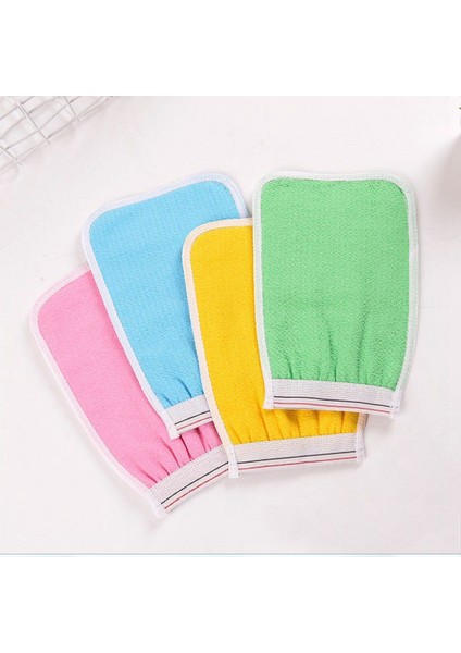 Rastgele Renk Stili 2 Adet Büyük Kum Banyo Havlusu Güçlü ve Dayanıklı Banyo Eldiveni Viskon Banyo Havlusu Banyo Süngeri Banyo Malzemeleri (Yurt Dışından)