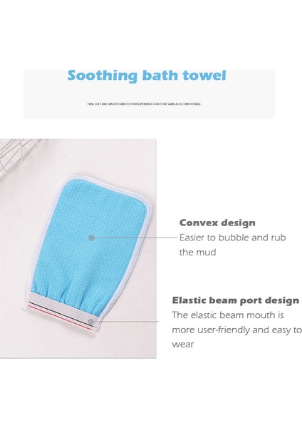 Rastgele Renk Stili 2 Adet Büyük Kum Banyo Havlusu Güçlü ve Dayanıklı Banyo Eldiveni Viskon Banyo Havlusu Banyo Süngeri Banyo Malzemeleri (Yurt Dışından) fırsatları