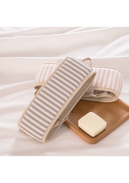 Geri Ovmak-Pembe Stili Japonya Doğal Yumuşak Peeling Duş Eldiveni Sırt Askısı Banyo Havlu Duş Masajı Spa Sünger Vücut Cilt Sağlığı Temizlik (Yurt Dışından) modelleri