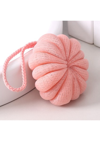 Pembe Tarzı Banyo Köpük Topu Peeling Temizlik Fırçası Duş Süngeri Vücut Temizleyici Banyo Temizlik Aracı Beden Fırçası Banyo Çiçeği (Yurt Dışından)