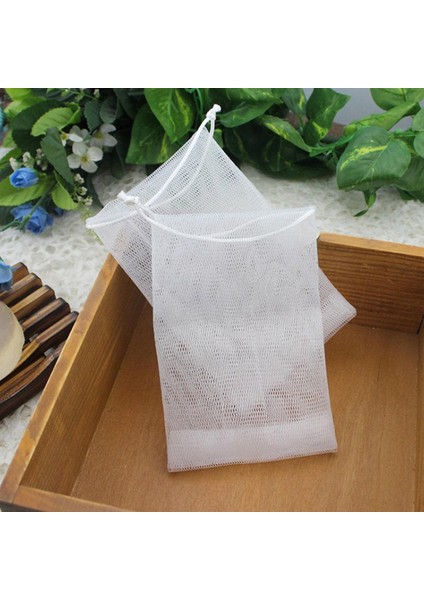 Beyaz Stil Köpük Sabun Ağı Temizlik Banyo Sabun Ağ Köpük Asma Ağı Cilt Temizleme Aracı Köpük Banyo Mesh Sünger (Yurt Dışından) indirimleri
