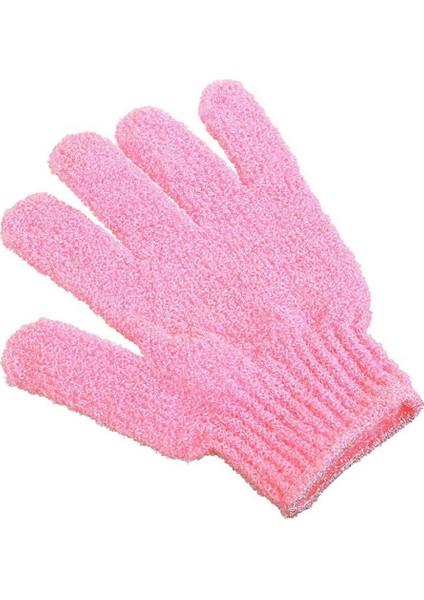 Pembe Tarzı Duş Süngeri Peeling Arka Kaymaz Vücut Masajı Banyo Eldiveni (Yurt Dışından)