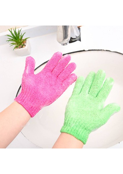 Pembe Tarzı Duş Süngeri Peeling Arka Kaymaz Vücut Masajı Banyo Eldiveni (Yurt Dışından) modelleri