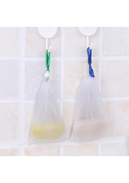 1 Adet Rastgele Renk Stili Naylon Köpüklü Net Sabun Torbası Köpük Eldiveni Banyo Temizliği Için Köpük Mesh Sabun Ağı Banyo Temizlik Eldiveni Mesh Banyo Süngerleri (Yurt Dışından)