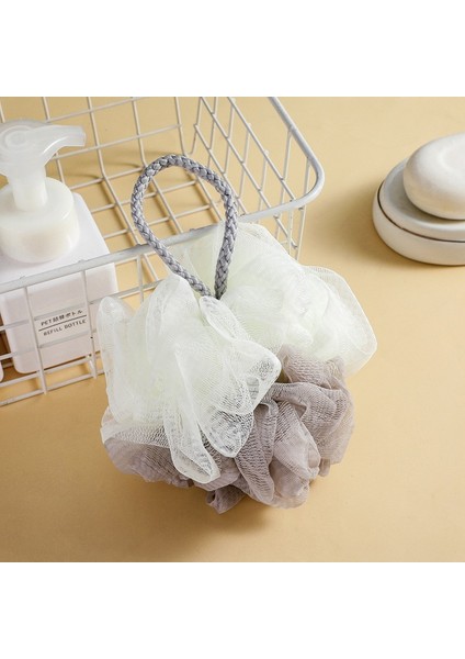 No.3 Tarzı Mini Yumuşak Vücut Köpük Sünger Banyo Topu Naylon Süpürge Loofah Ağ File Topu Temizlik Banyo Süngeri Çok Renkli Duş Çiçeği (Yurt Dışından)