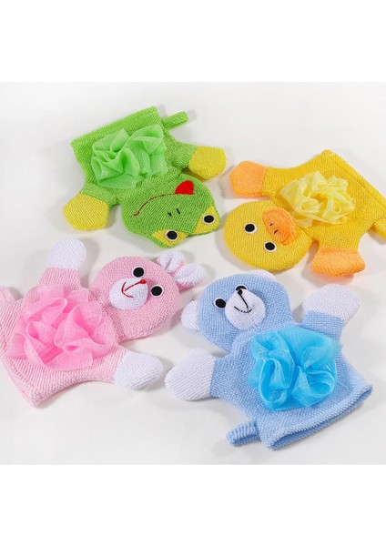 Sarı Stil Renkli Hayvanlar Stil Duş Yıkama Bezi Havlular Sevimli Çocuklar Bebek Duş Havlu Banyo Süngeri Vücut Scrub Eldiven Banyo (Yurt Dışından) fiyatları
